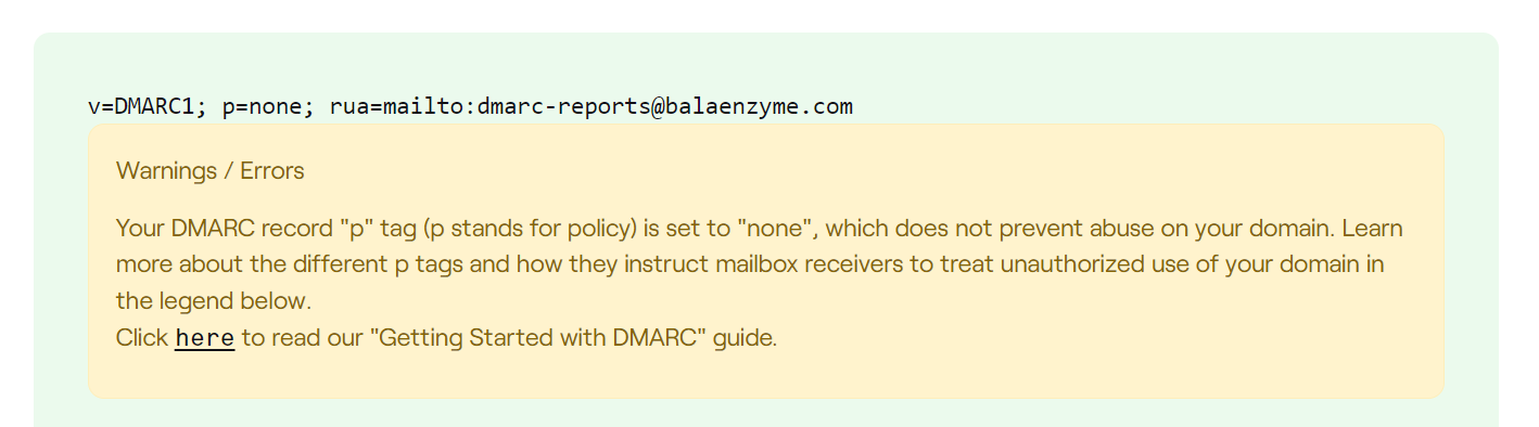 DMARC record checker img 